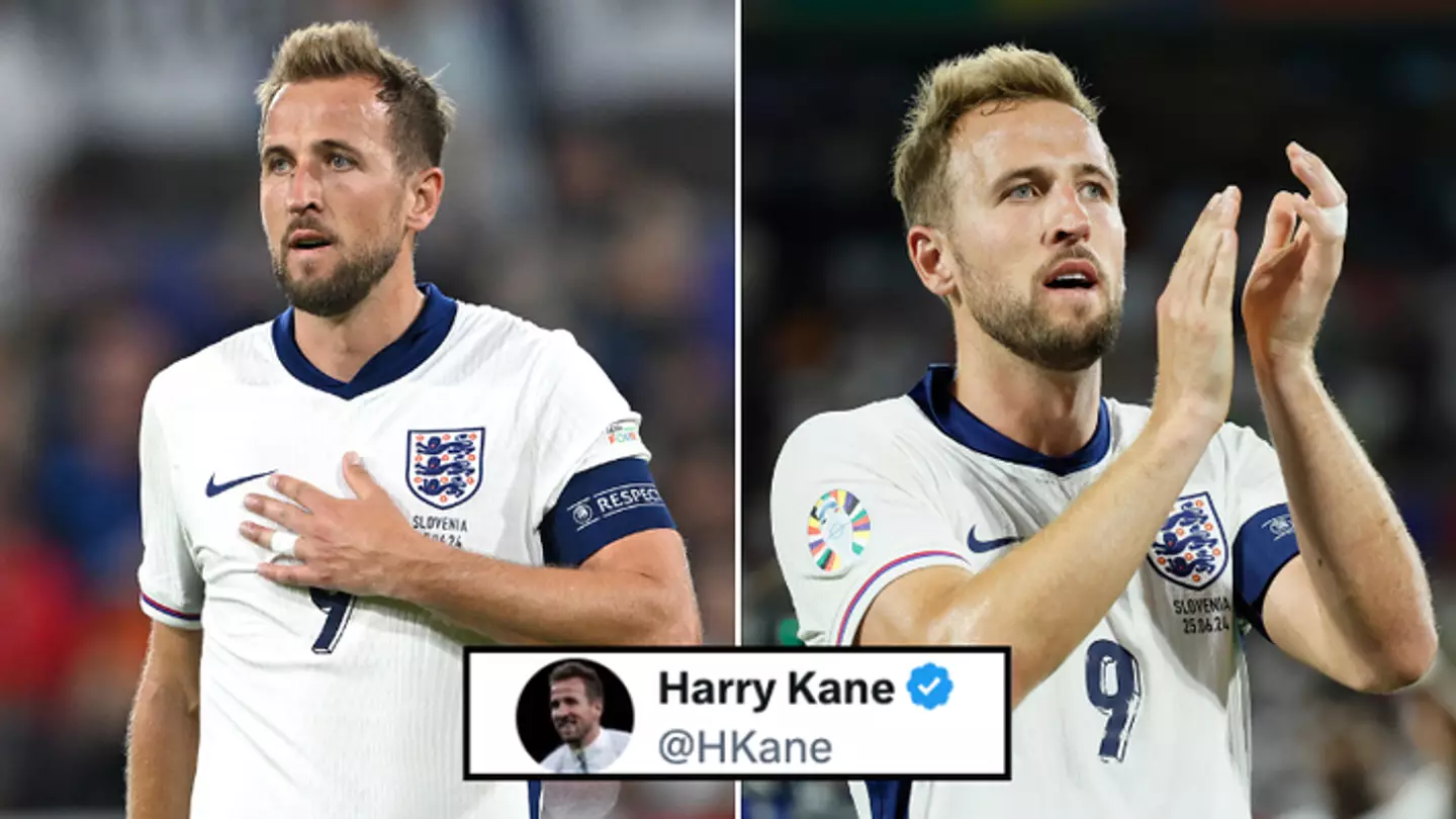 Harry Kane posts defiant 10-word social media message to England fans after Slovenia bore-draw