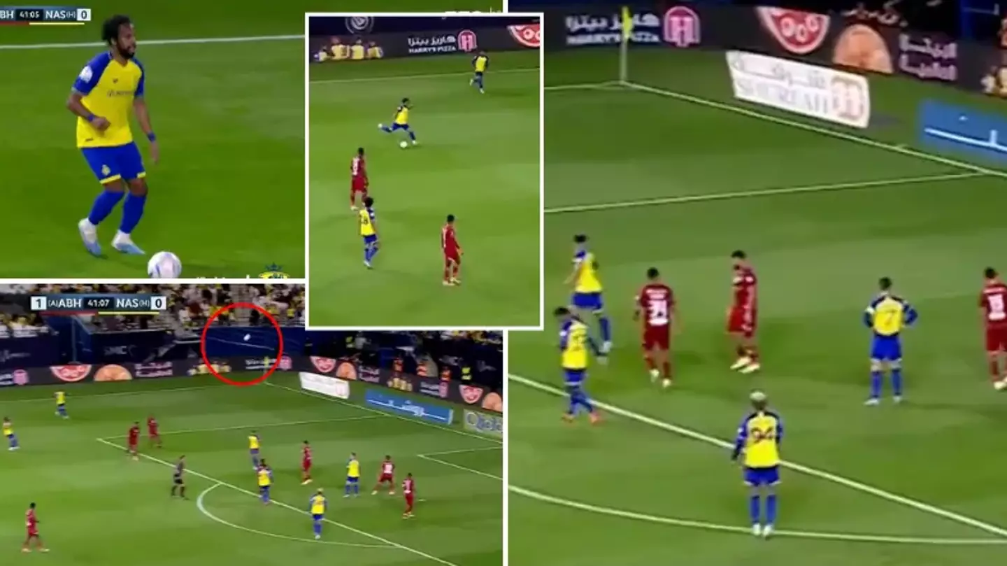 Cristiano Ronaldo captured looking less than impressed with Al-Nassr teammate's woeful effort