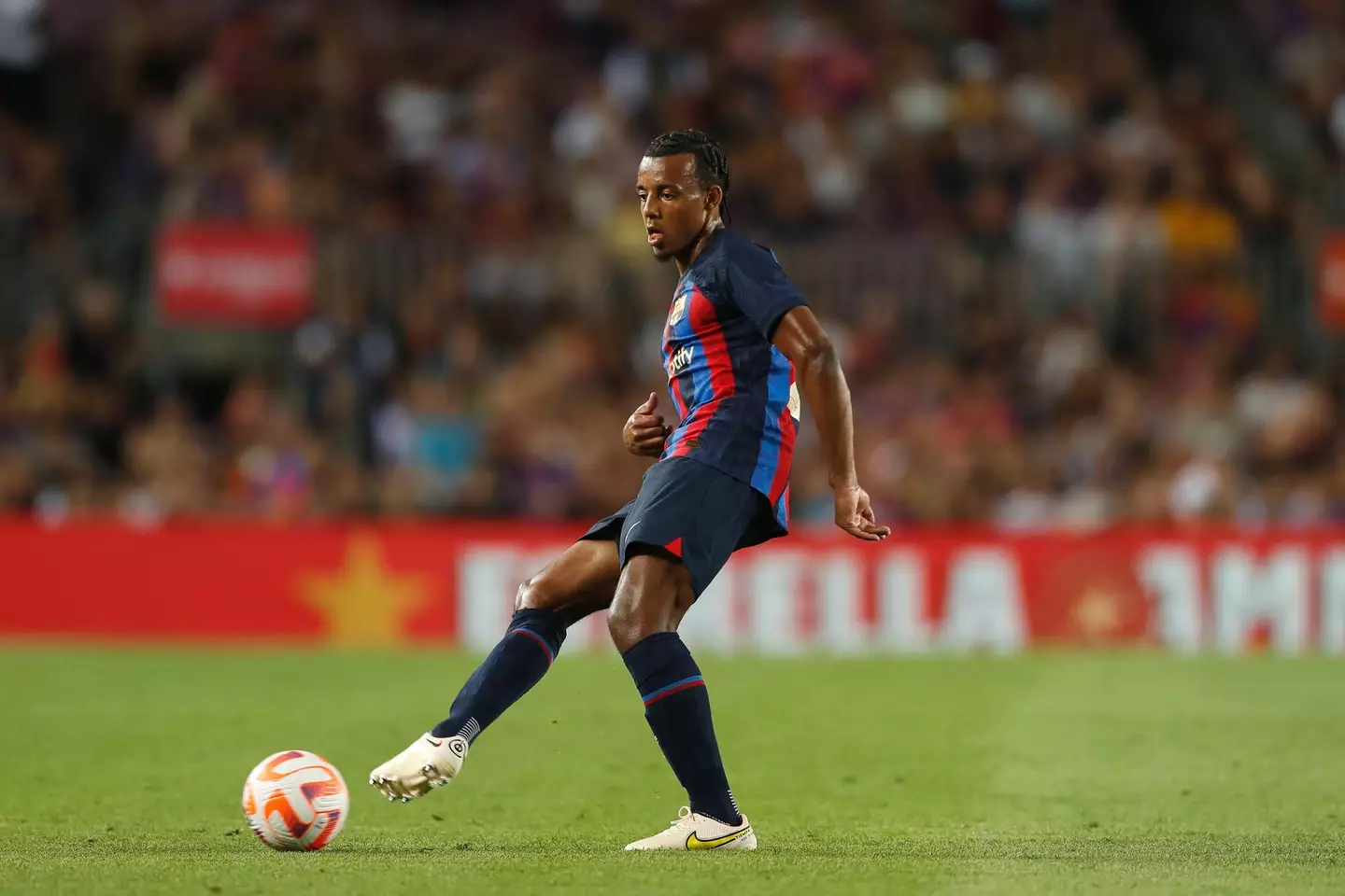 Jules Kounde is yet to play a professional game for Barcelona. (Image