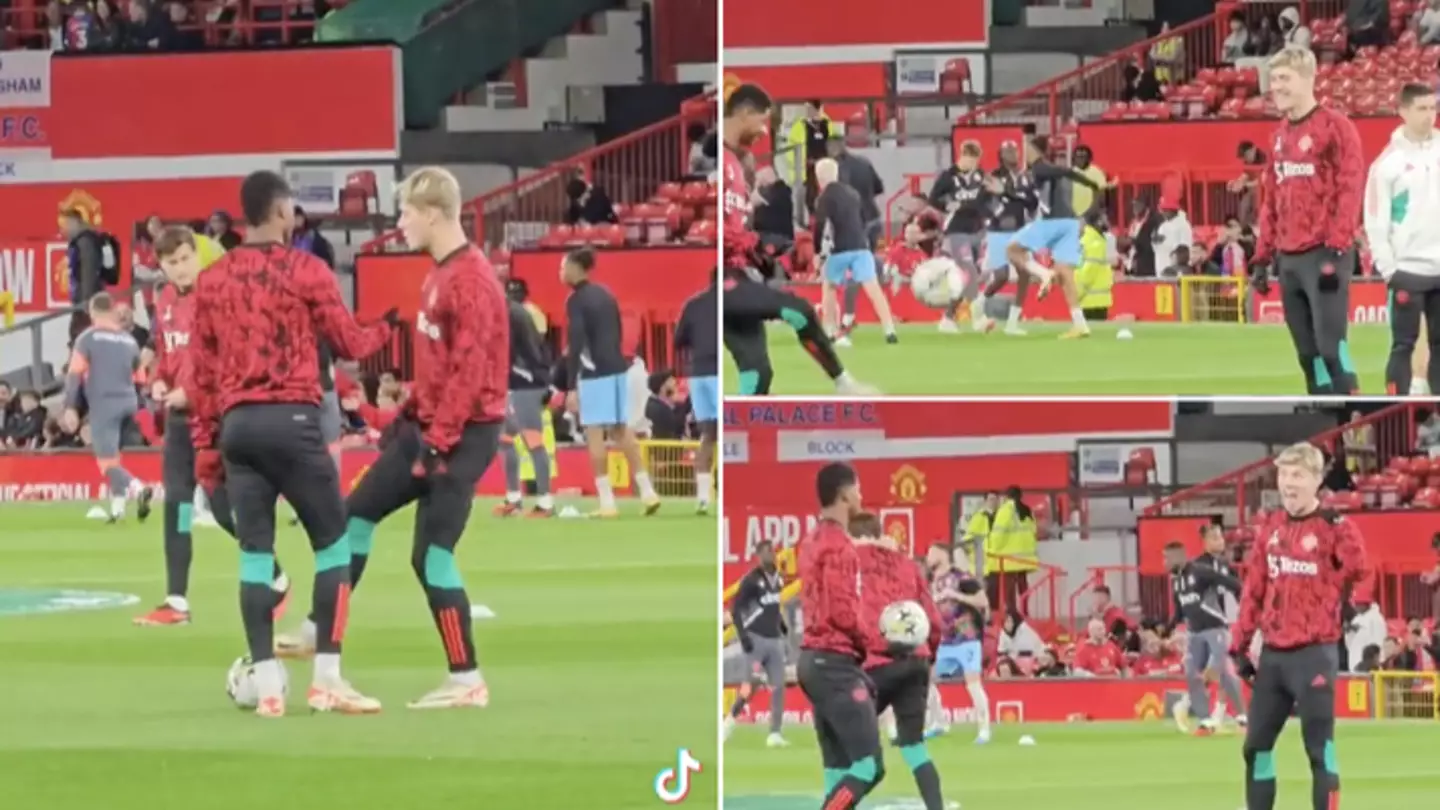 Man Utd excited after spotting moment between Marcus Rashford and Rasmus Hojlund before Crystal Palace win