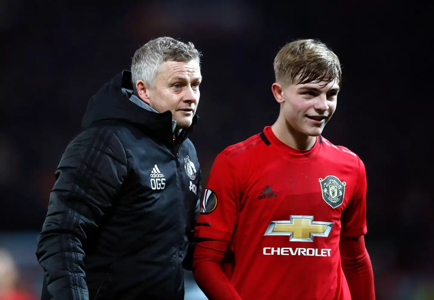 Williams made his senior debut for United under Ole Gunnar Solskjaer in 2019 (Image: PA)