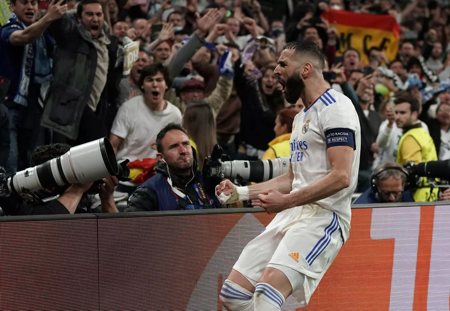 Karim Benzema, as Real Madrid captain, lifted the Champions League trophy and La Liga title last season.