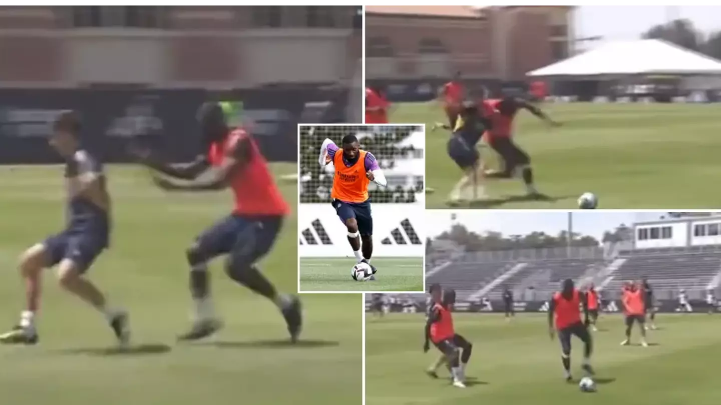 Video shows Antonio Rudiger taking no prisoners in Real Madrid training