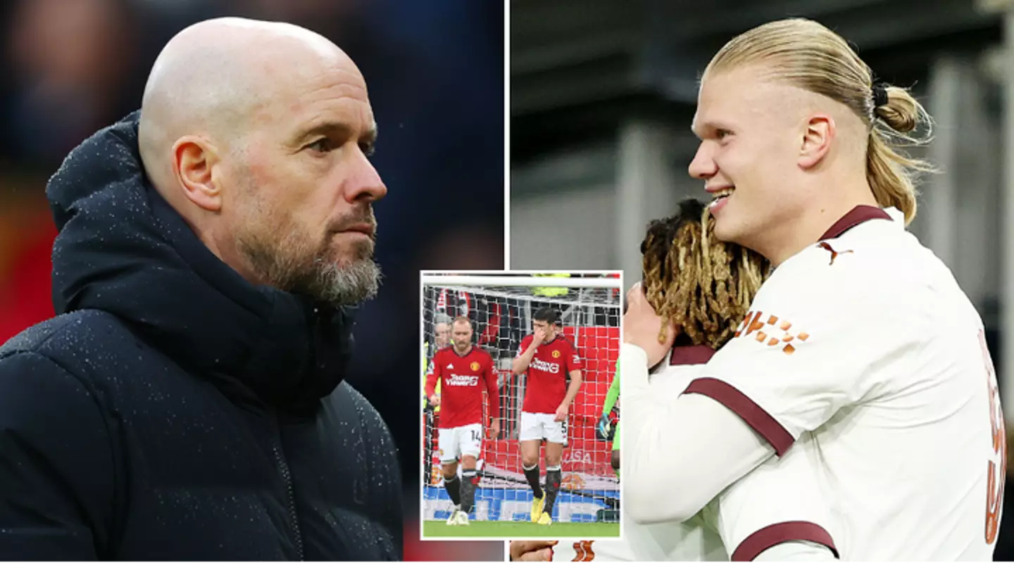 Incredible Erling Haaland stat after Man City heroics makes for damning reading for Man Utd