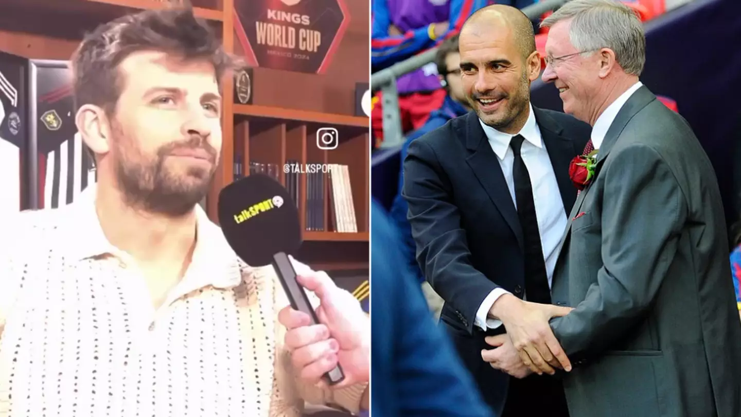 Gerard Pique's answer to the Sir Alex Ferguson and Pep Guardiola debate is going viral