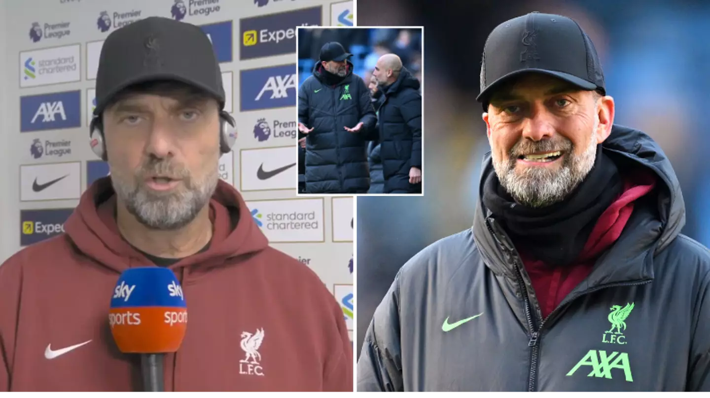 Jurgen Klopp says the whole country is frightened of one Man City player