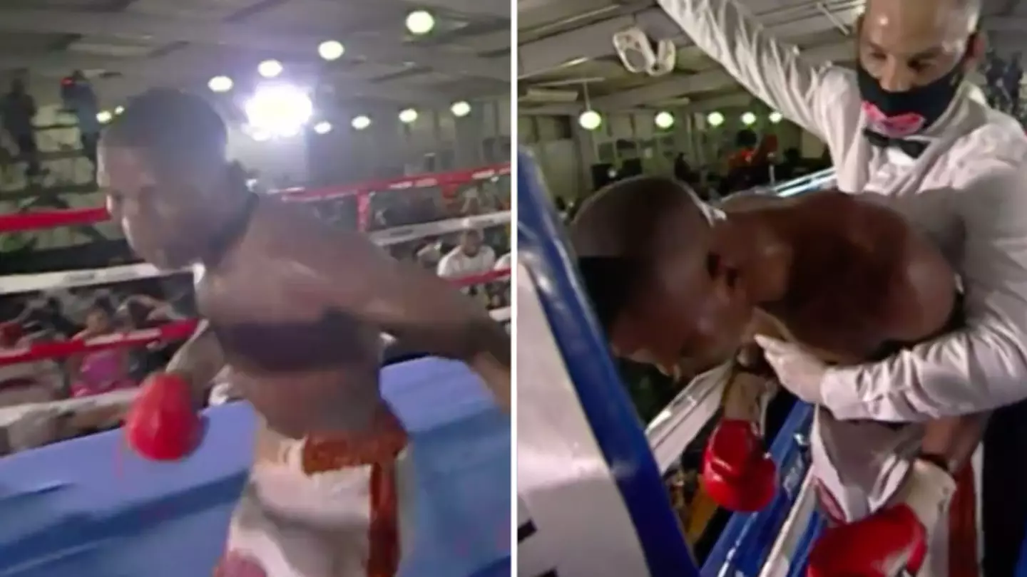 Disorientated Boxer Who Went Viral Is In Coma After Horrifying Scenes