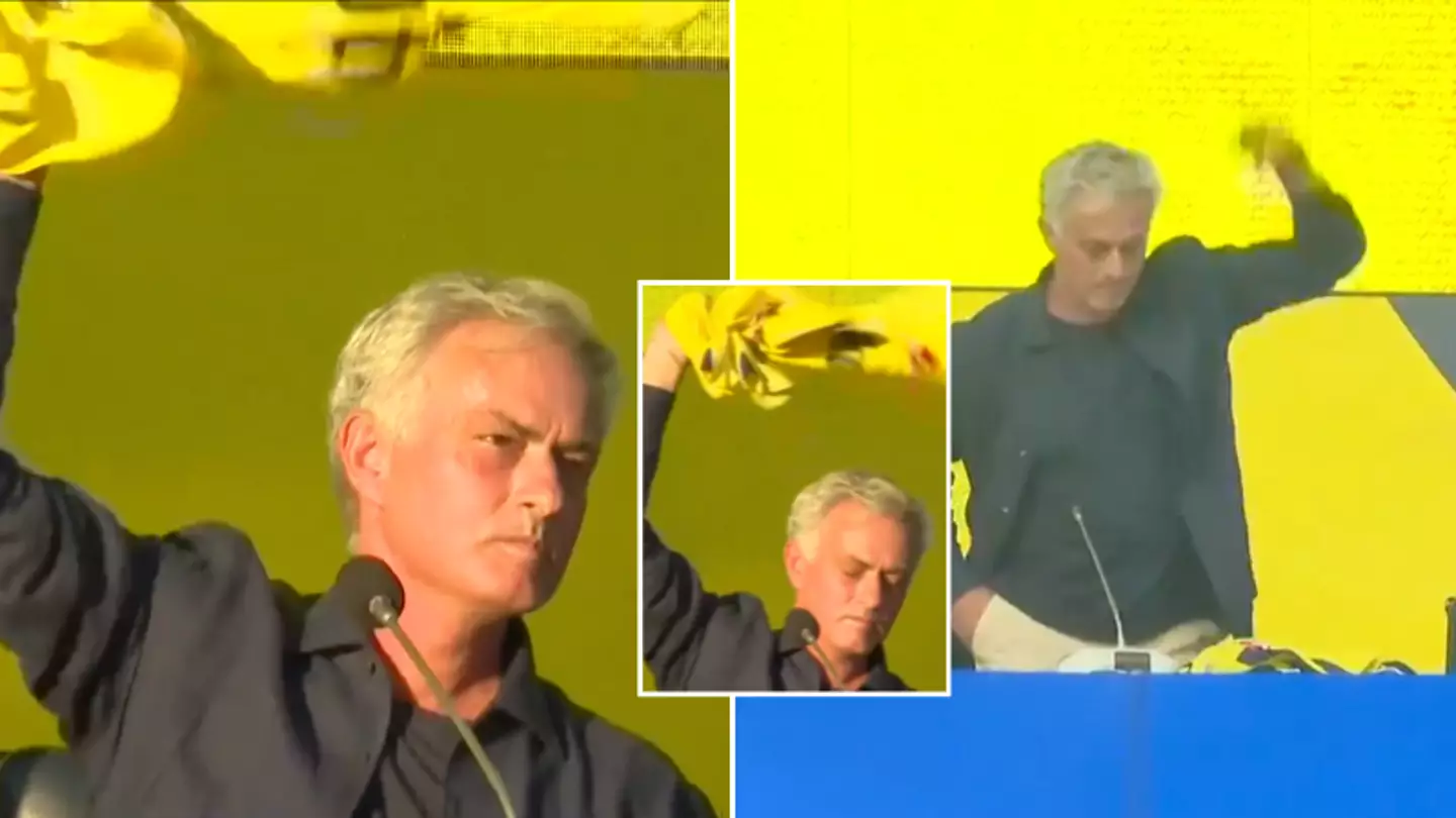 Jose Mourinho hyping up the Fenerbahce fans during his unveiling is peak Jose Mourinho