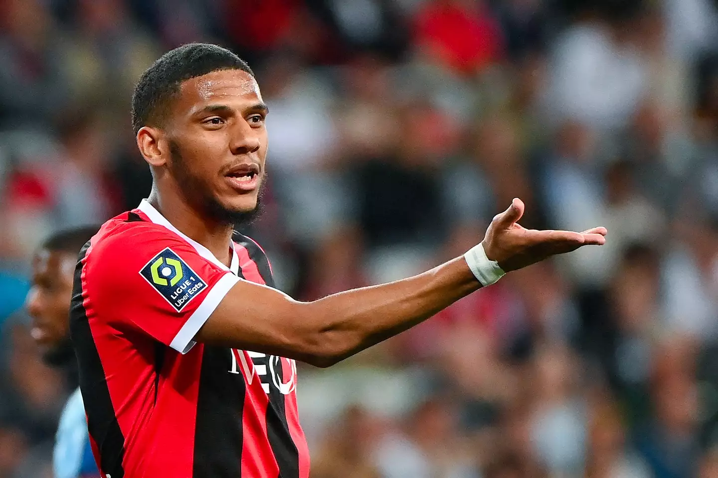 Jean-Clair Todibo in action for Nice. Image: Getty 