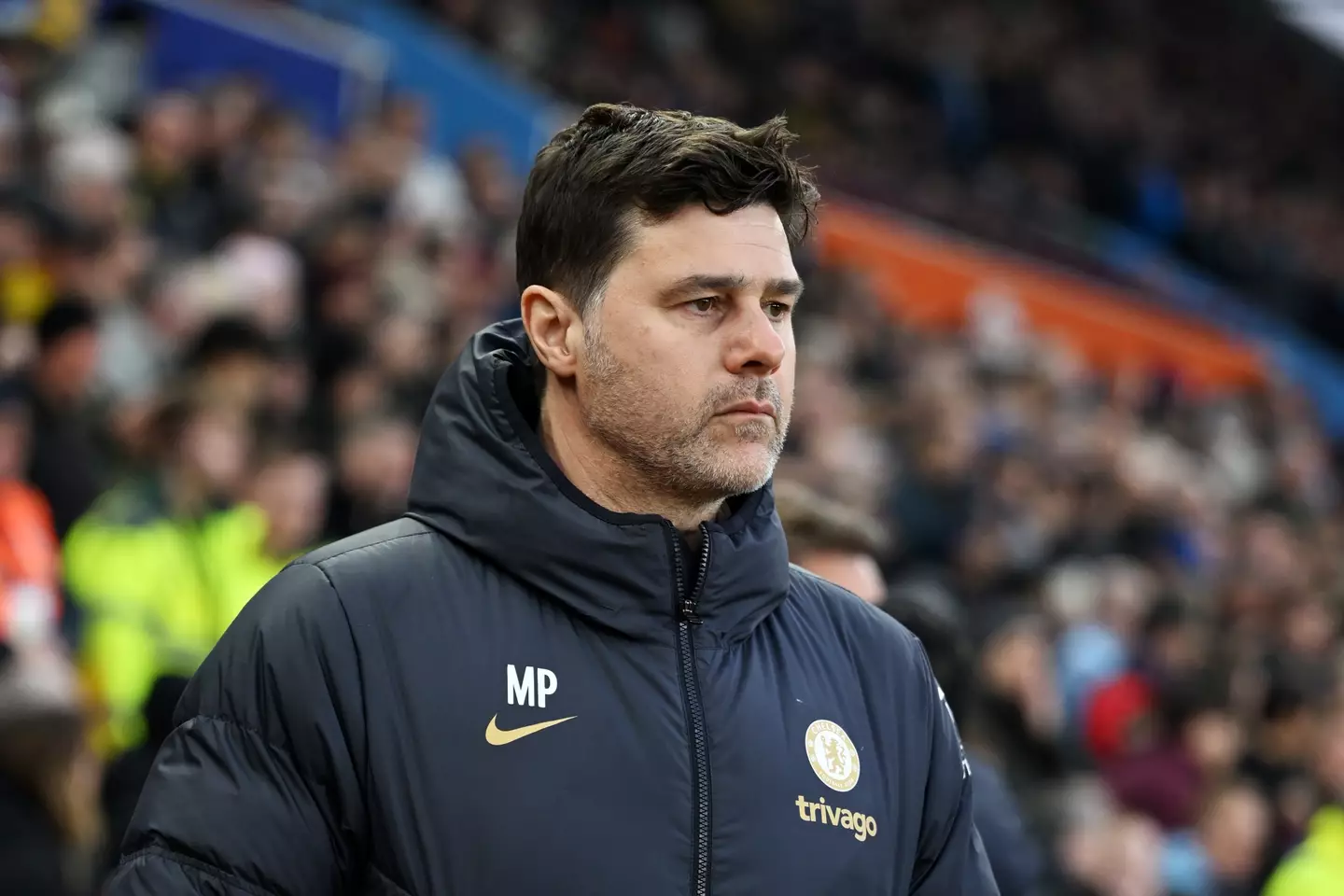 Pochettino delivered an awkward post-match interview (Getty)