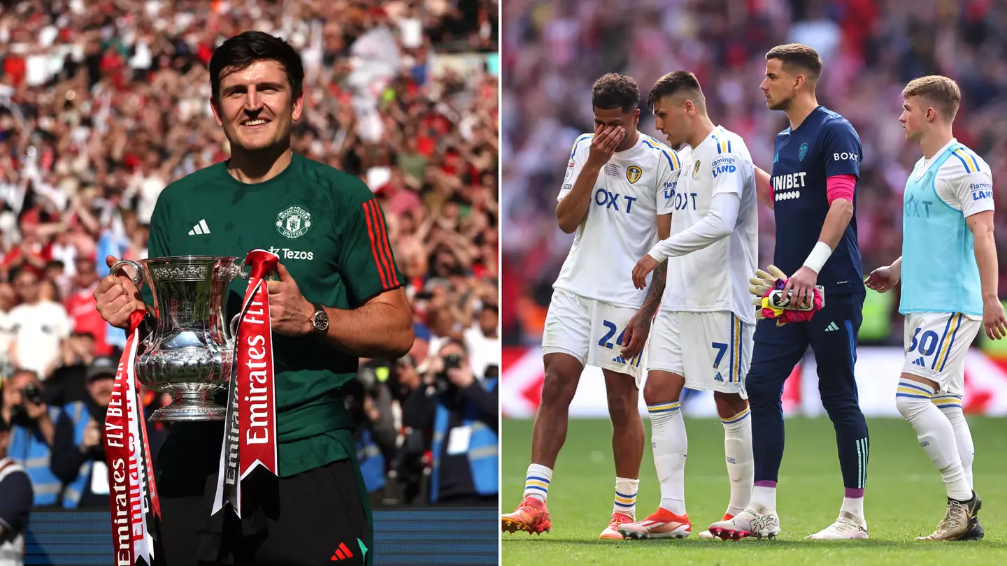 Harry Maguire instantly posted on social media after Leeds lost Championship play-off final
