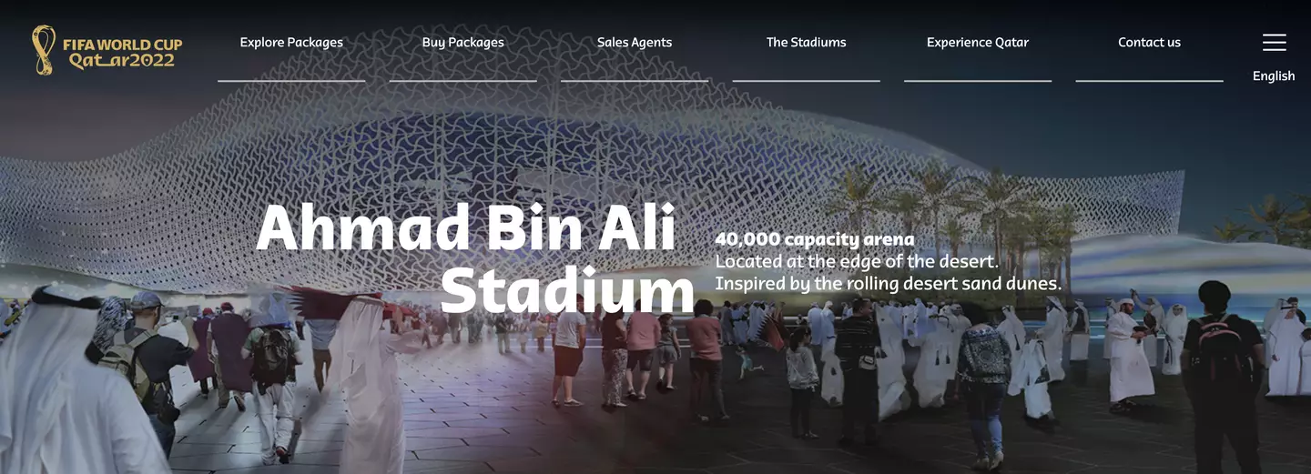 The Ahmad bin Ali Stadium has a capacity of 40,000, according to the FIFA website. Image credit: FIFA