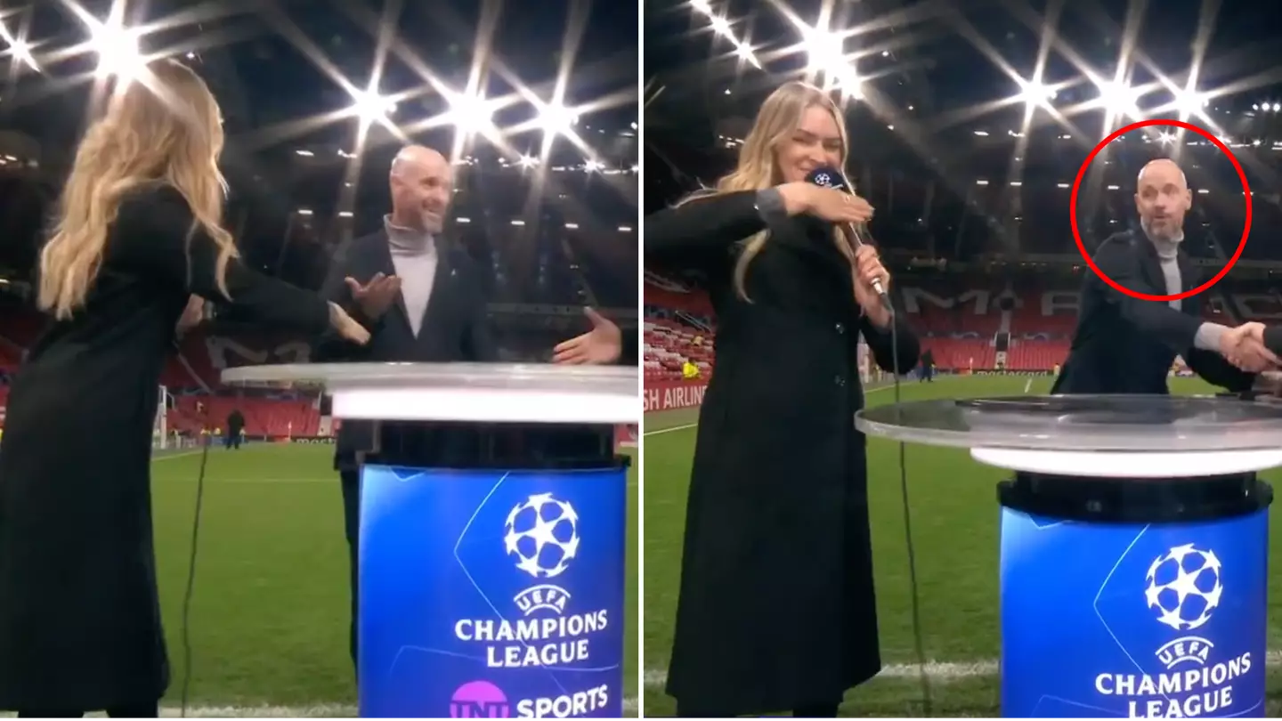 Laura Woods pied by Erik ten Hag after Man Utd win in 'crushing' moment for TNT Sports host