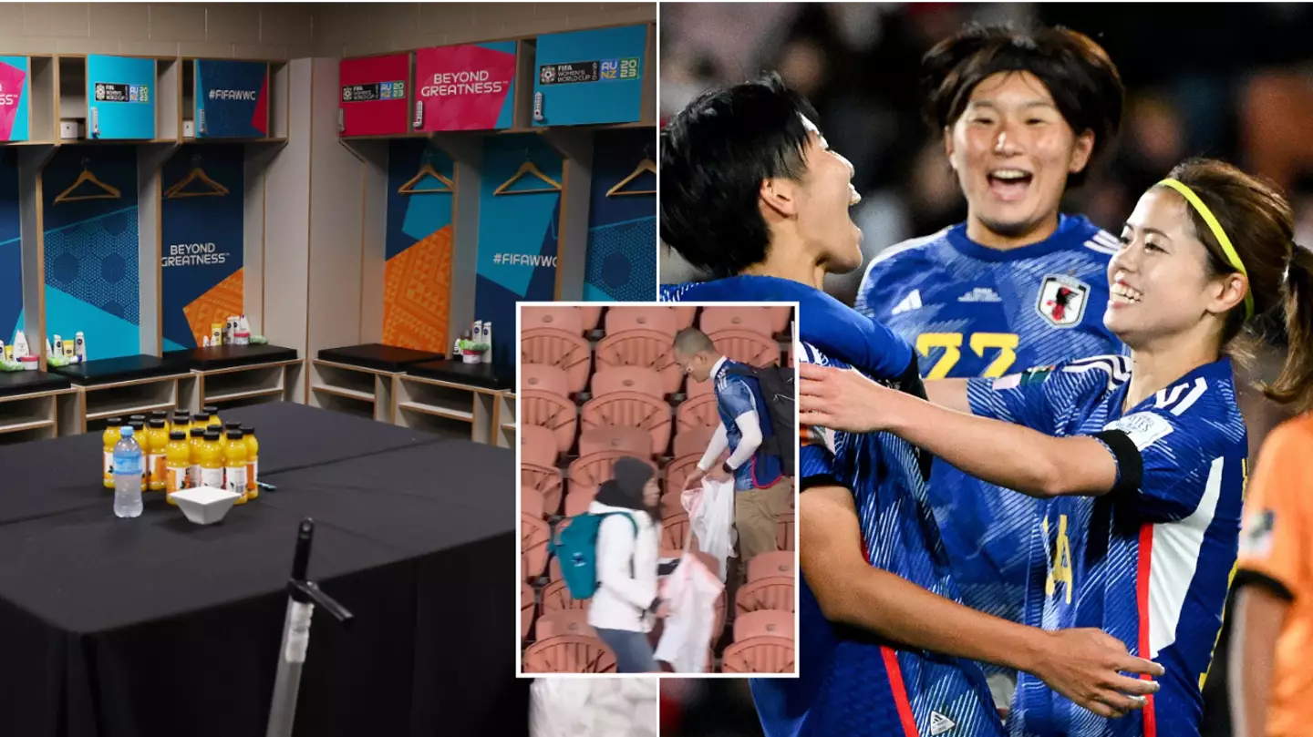 Japan clean up dressing room after Women's World Cup win and leave touching message