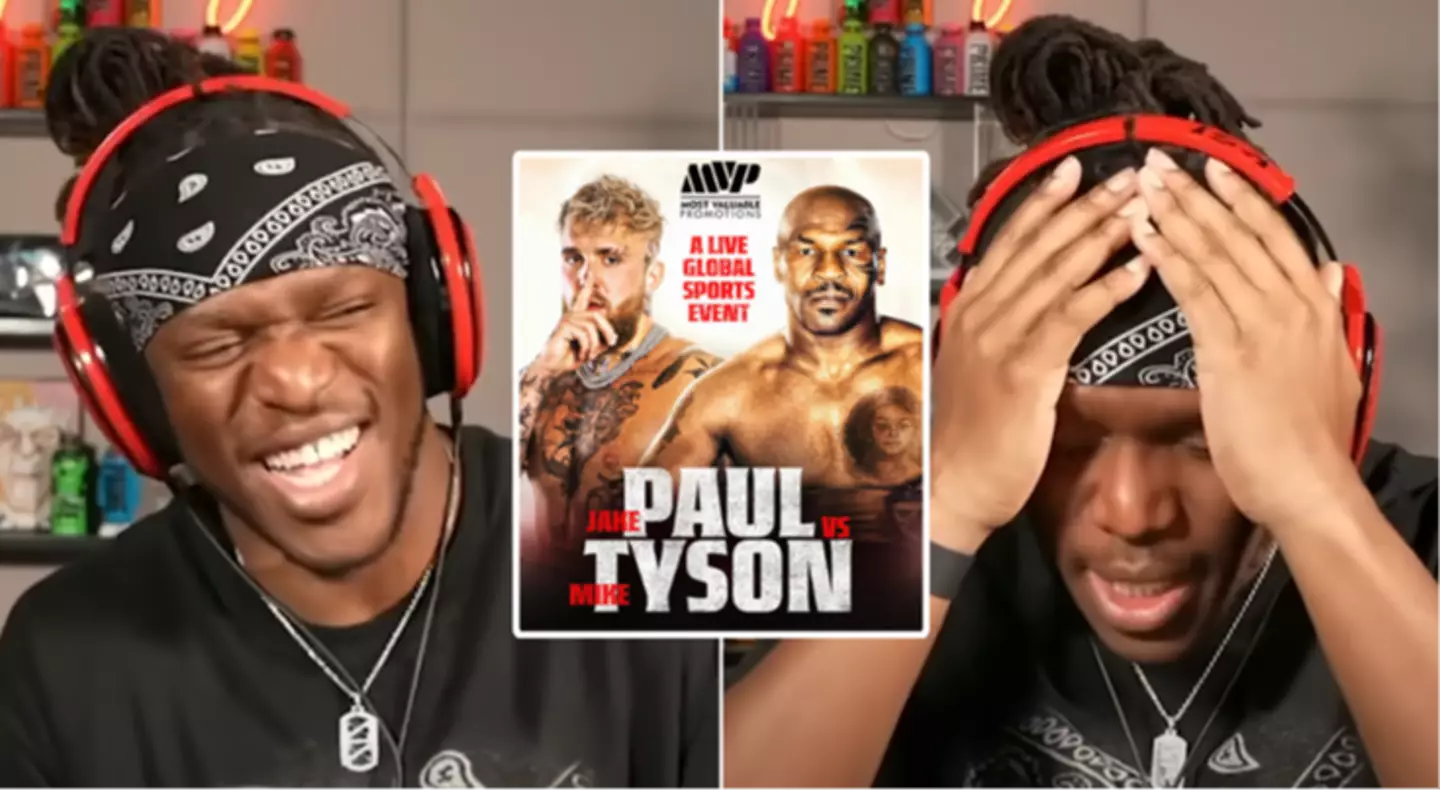 KSI has brutal reaction after hearing that Mike Tyson vs Jake Paul fight is confirmed