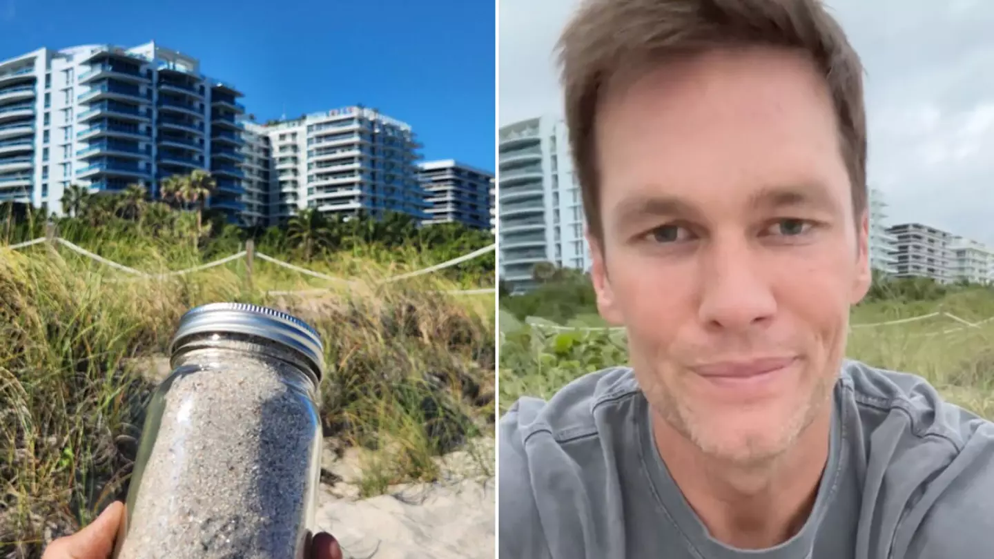 Sand from Tom Brady's retirement video is selling on eBay for $99,000