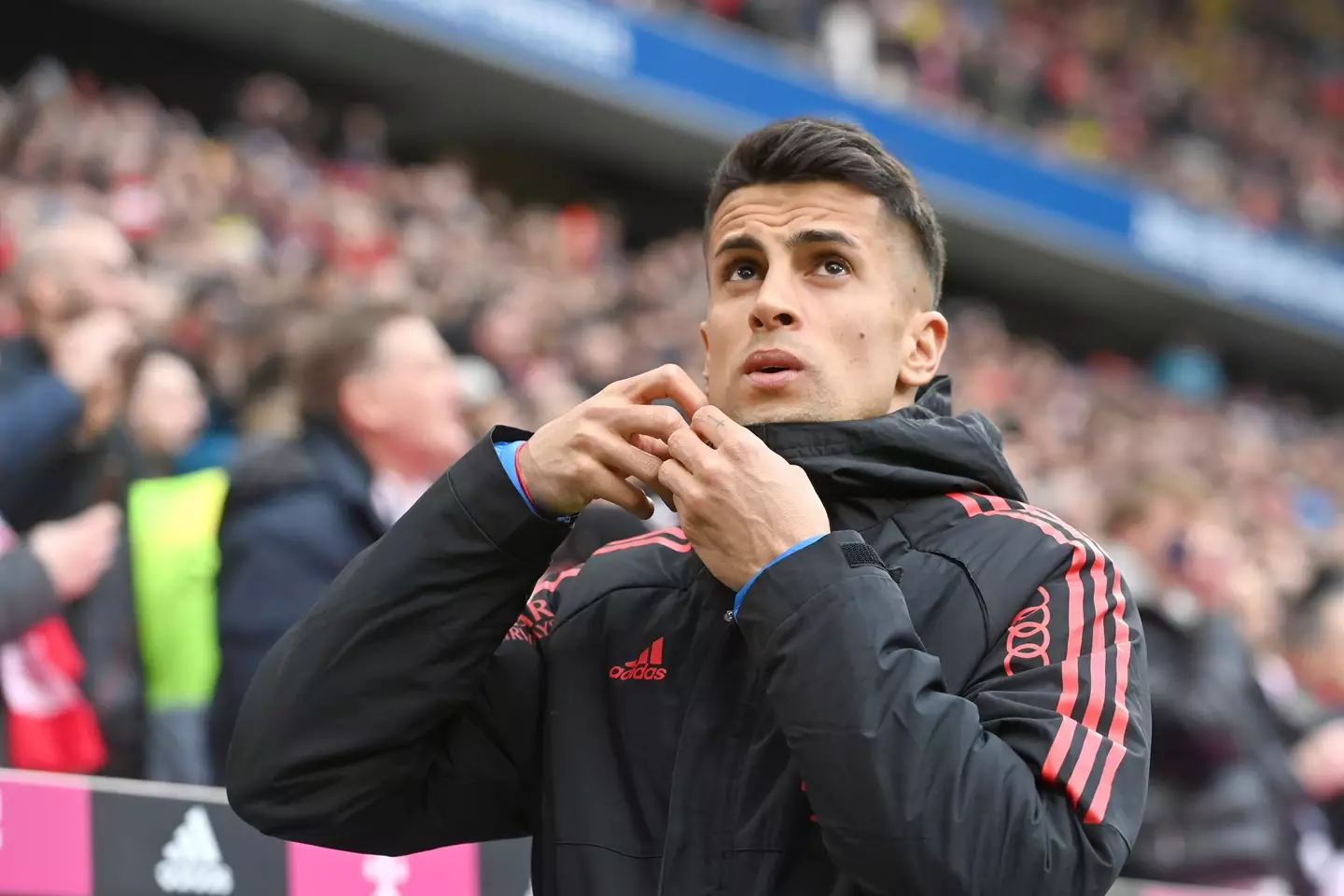 Joao Cancelo is cutting a frustrated figure at Bayern Munich. (