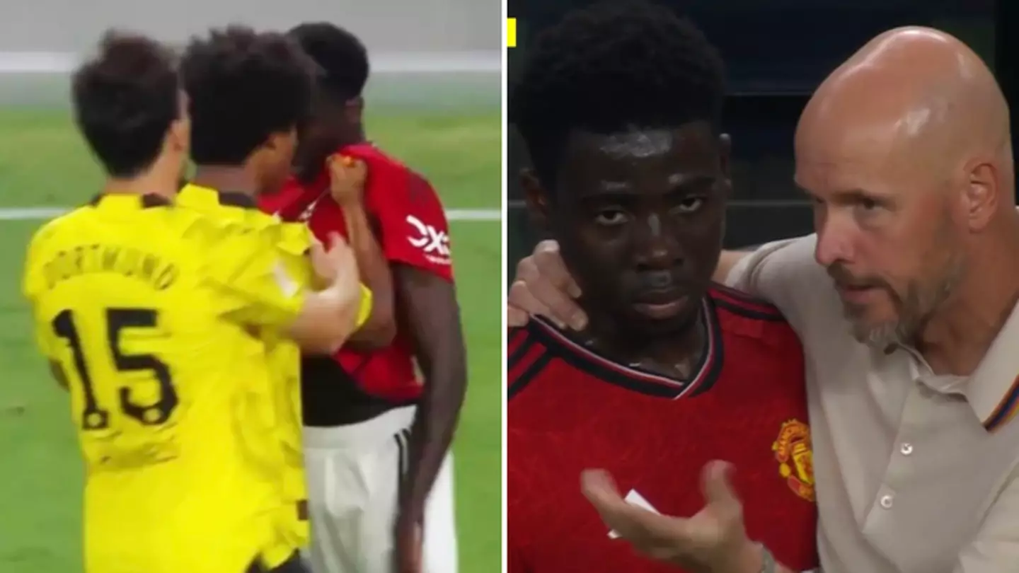 Erik ten Hag hauled off Man United youngster after 36 minutes and taught him a lesson