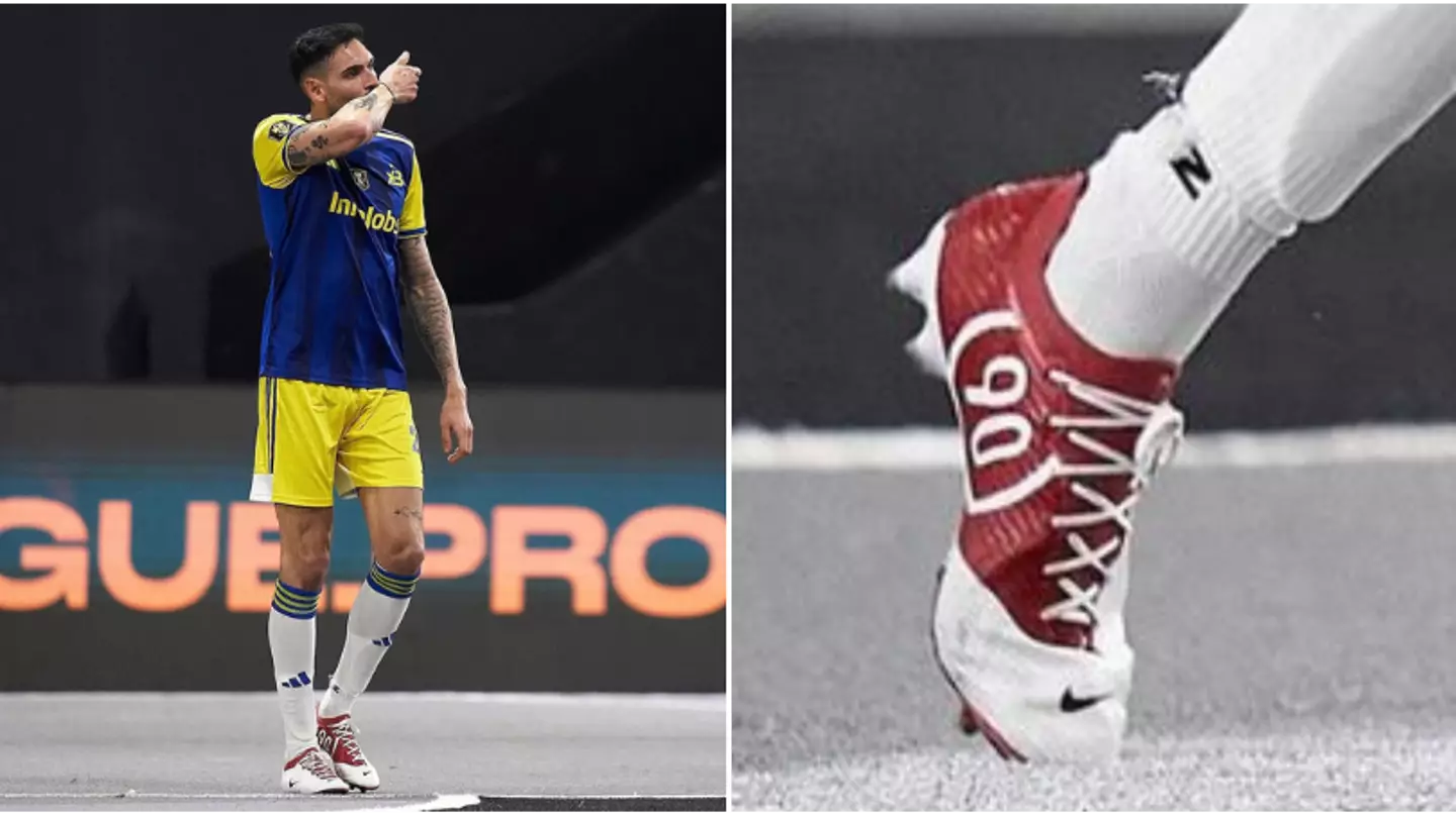 Fans are speculating after Spanish footballer spotted wearing Nike 'Total 90' boots