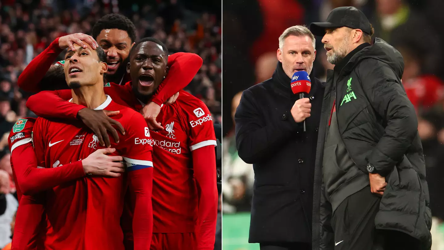 Jamie Carragher slammed by Chelsea fans for 'deluded' comment after Liverpool's Carabao Cup win