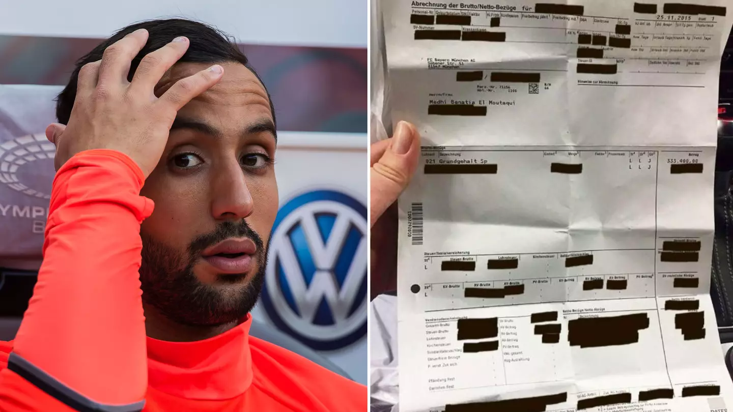 Bayern Munich star’s payslip leaked after it was stolen from his car