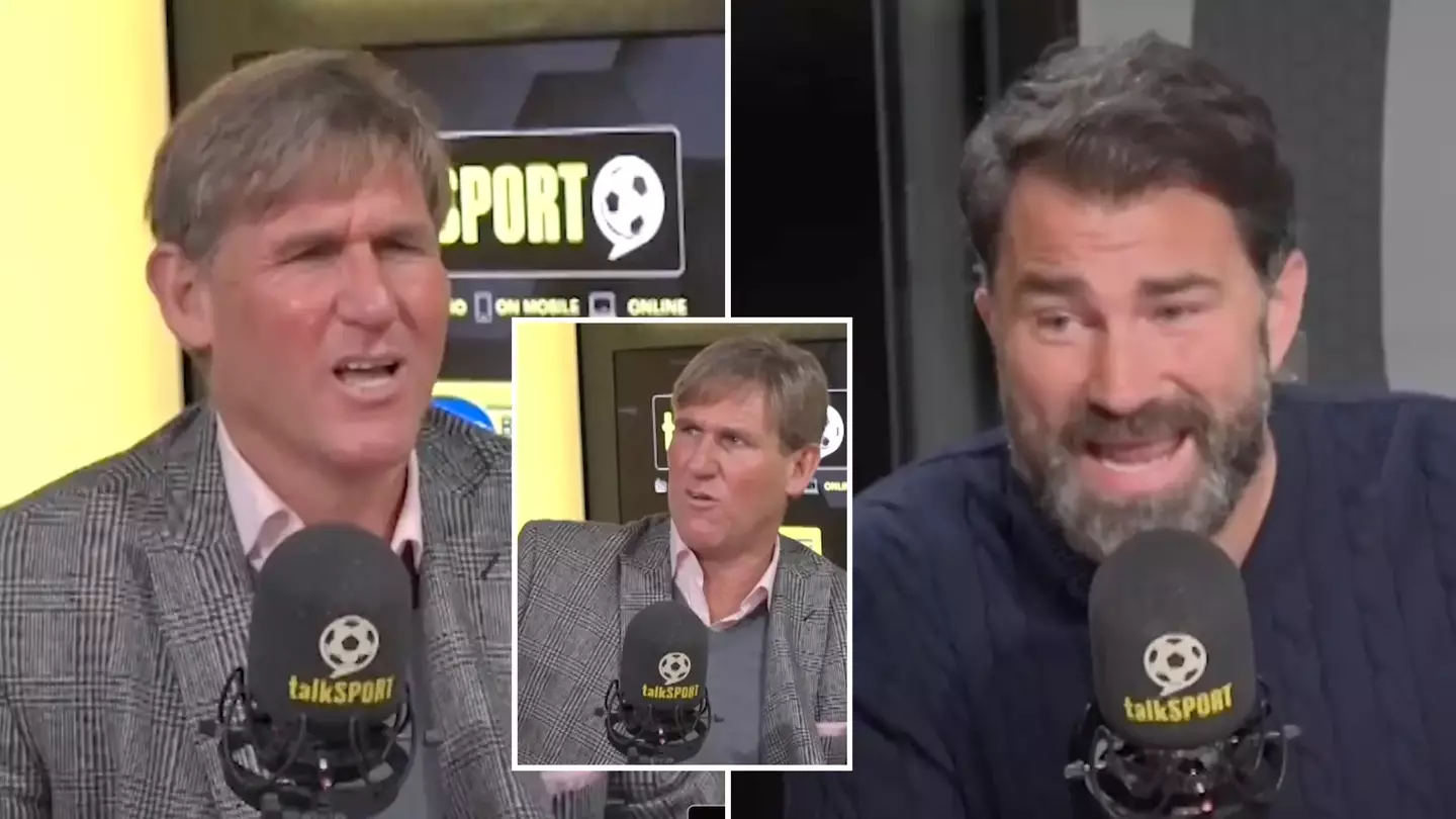Simon Jordan absolutely loses it after Eddie Hearn tells him he 'went bankrupt' running Crystal Palace