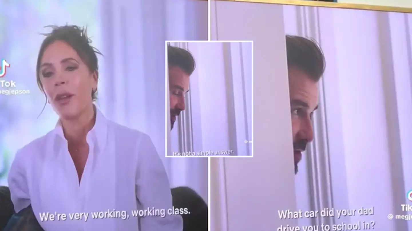 David Beckham hilariously rips apart Victoria's claim that she grew up working class