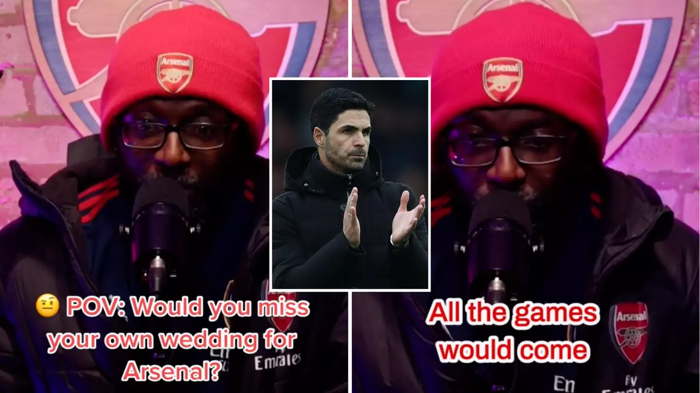 AFTV star Ty passionately claims he would miss his OWN wedding to watch Arsenal play, fans are loving it