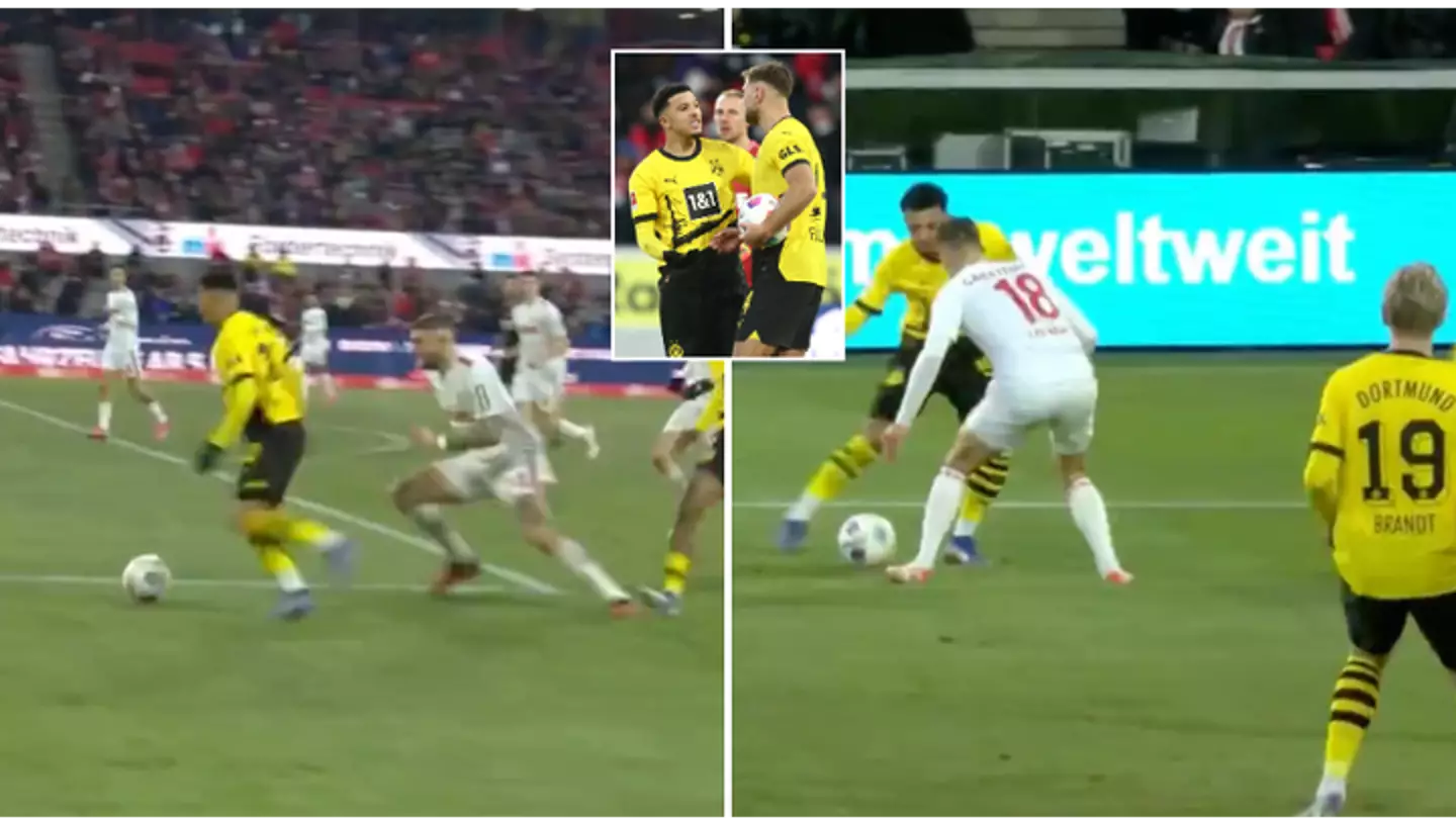 Jadon Sancho wins penalty for Borussia Dortmund before team-mate 'refuses' to let him take it