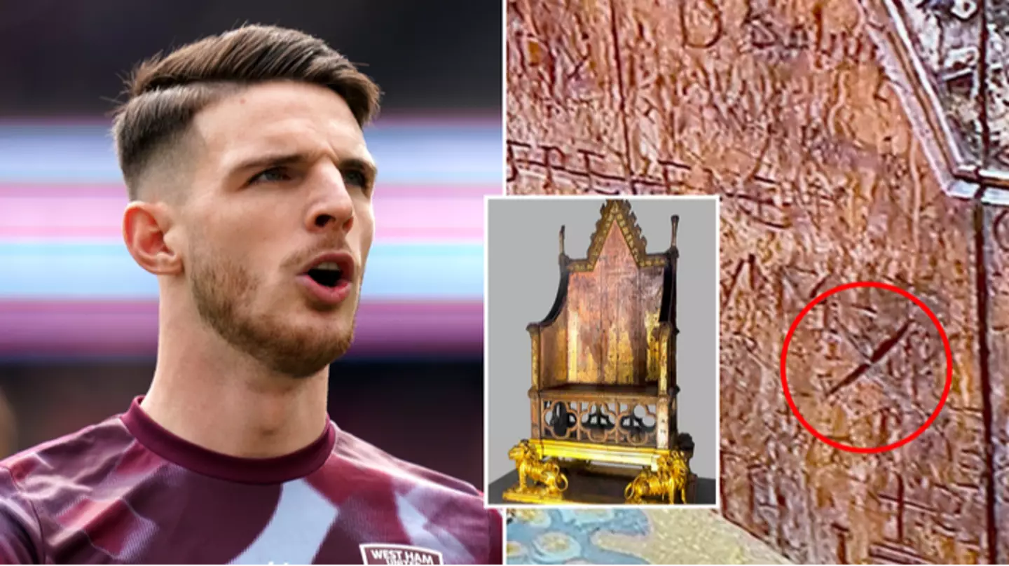West Ham fans find secret engraving in ancient coronation throne