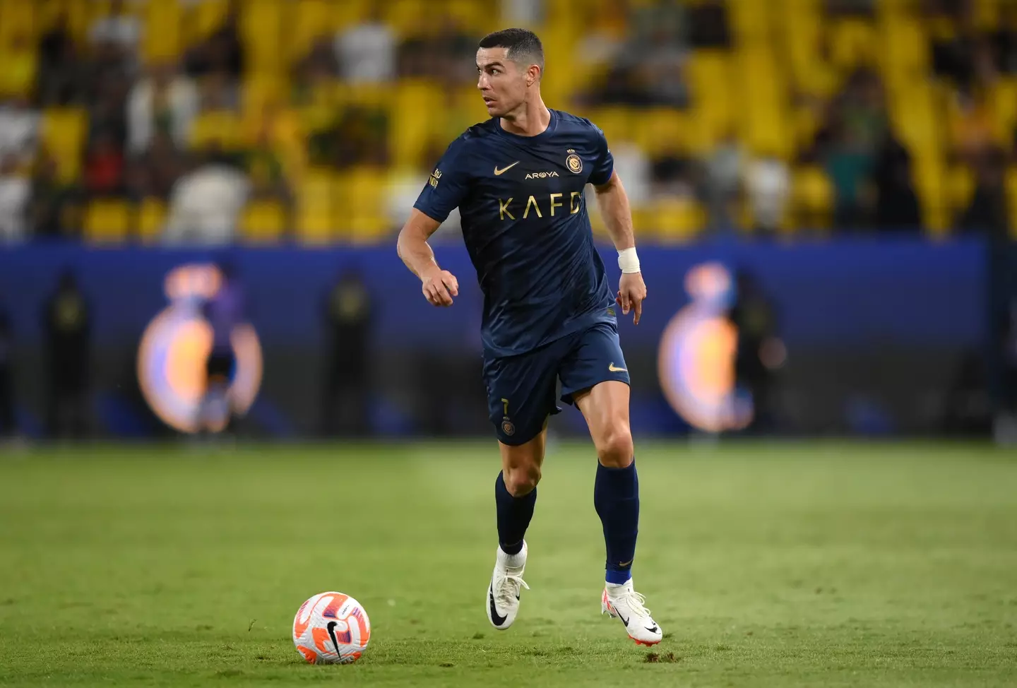 Ronaldo in action against Al Khaleej. (Image