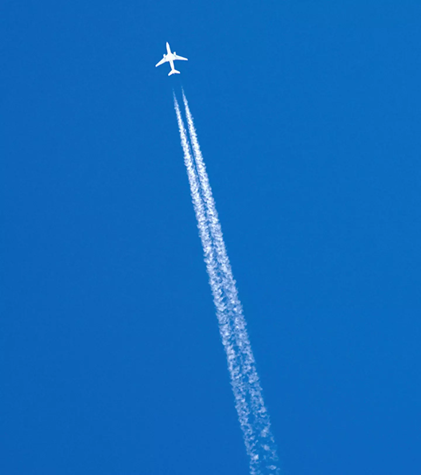 The white trail you see behind planes is made up of mostly condensation / Andrew Holt / Getty Images