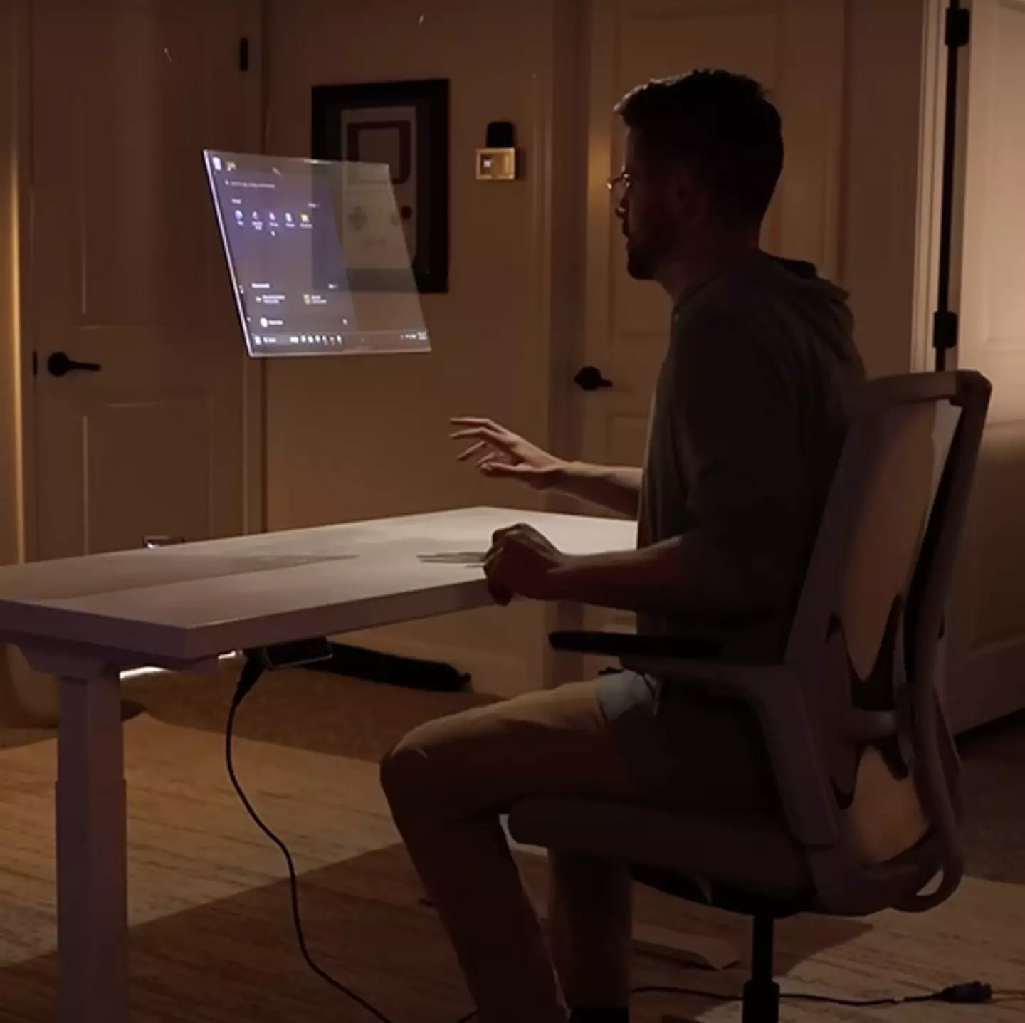 YouTuber builds the world's first invisible PC setup and it's absolutely insane