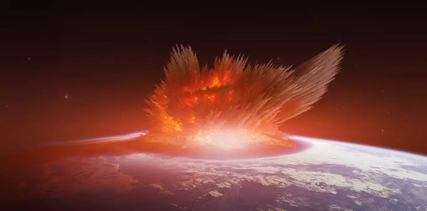 The asteroid that killed the dinosaurs hit 66 million years ago (YouTube/@melodysheep)