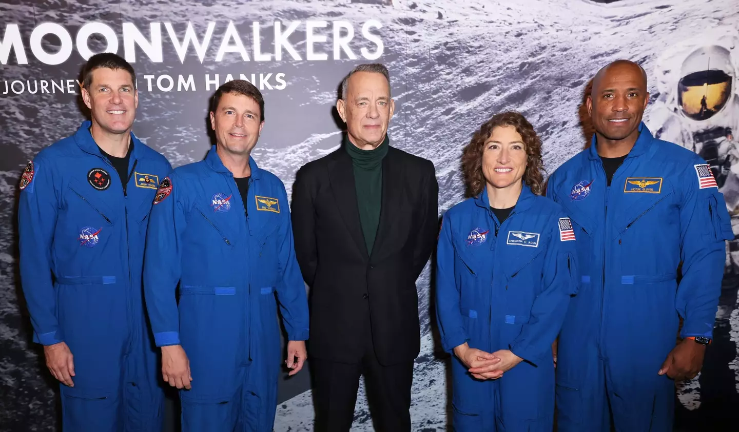 Hanks was joined by the Artemis 2 crew, who are going to the moon next year.