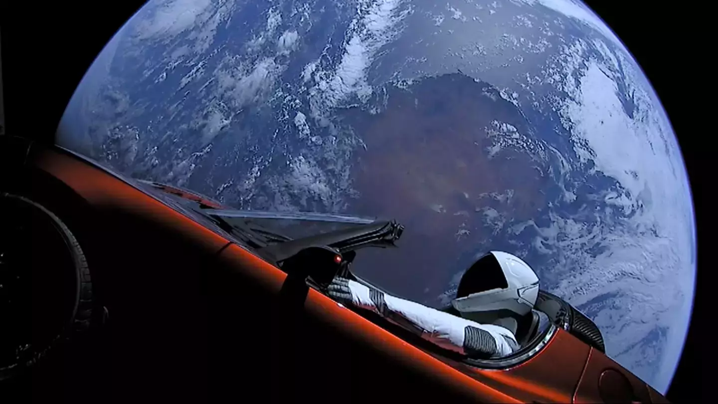 The Tesla Roadster has been roaming the solar system for the last six years (SpaceX via Getty Images)