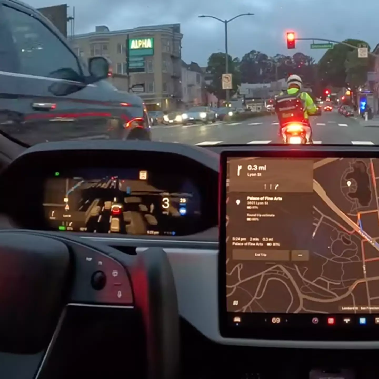 Footage of Tesla self-driving down busy streets in San Francisco is leaving people mind-blown