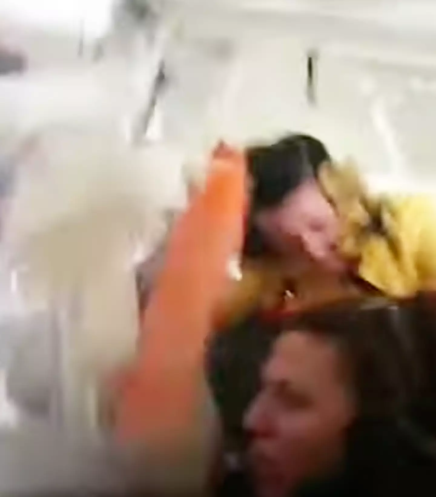Severe turbulence caused the flight attendant to hit the ceiling / ABC News