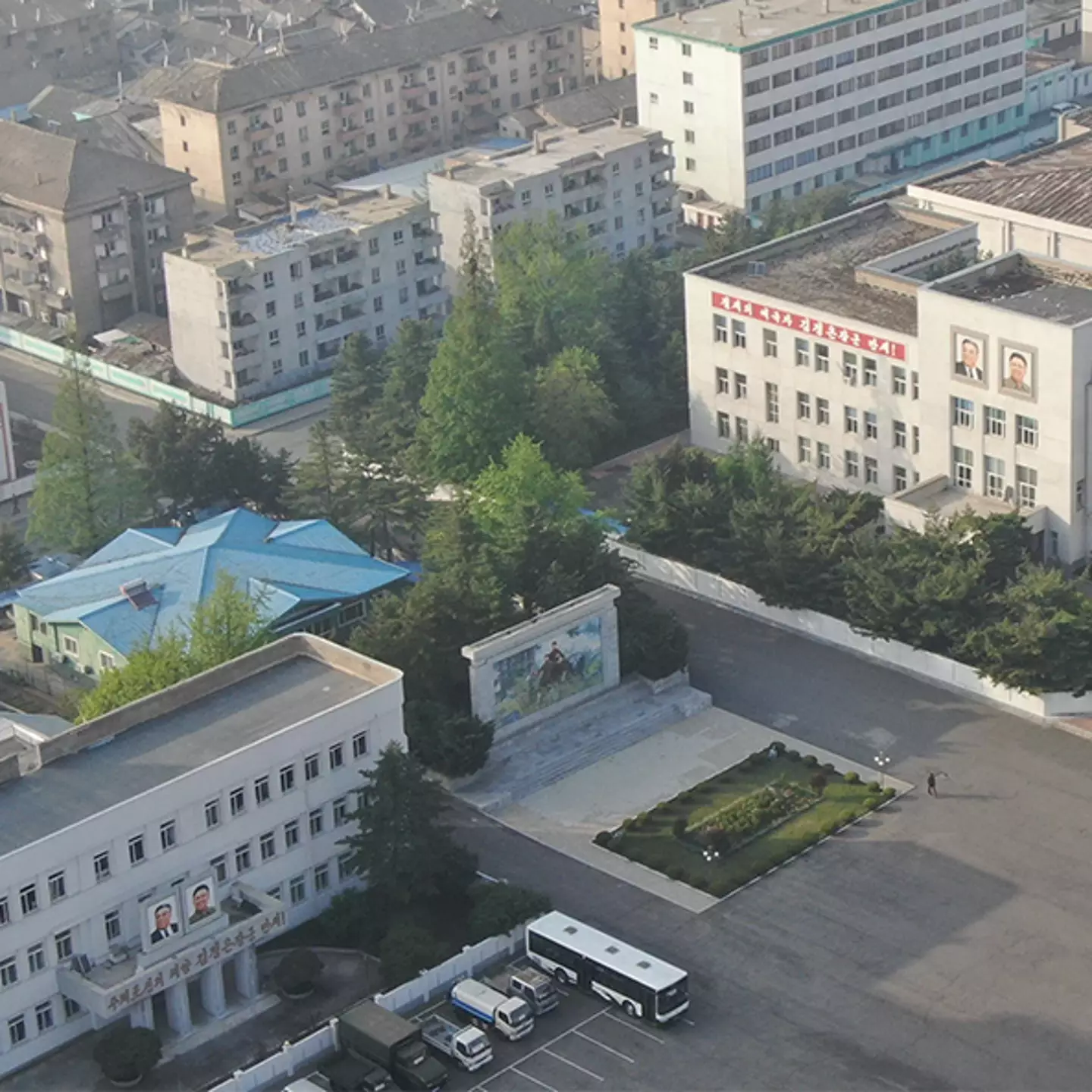 Man 'flies drone into North Korea from China' and captures footage of the incredibly secretive nation