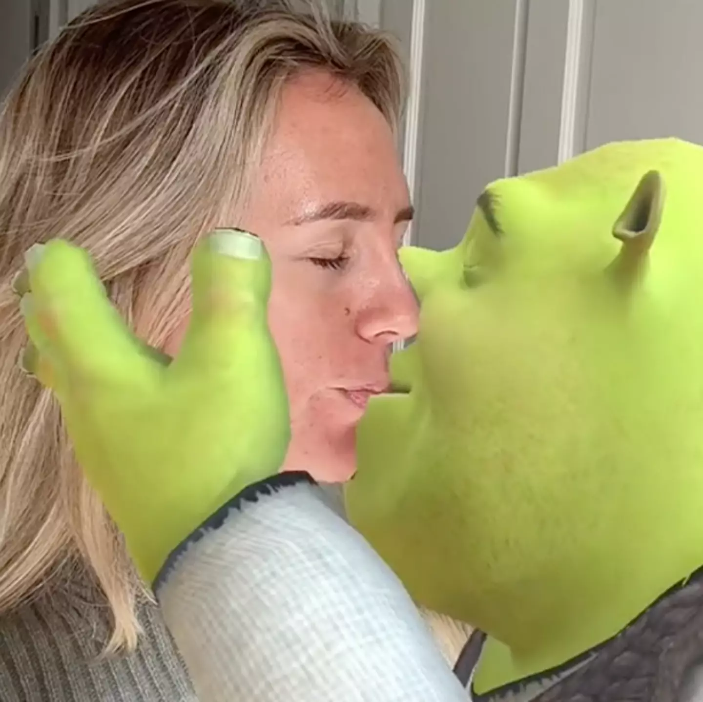 The 'Shrek kissing filter' TikTok trend is the weirdest thing you'll see all day