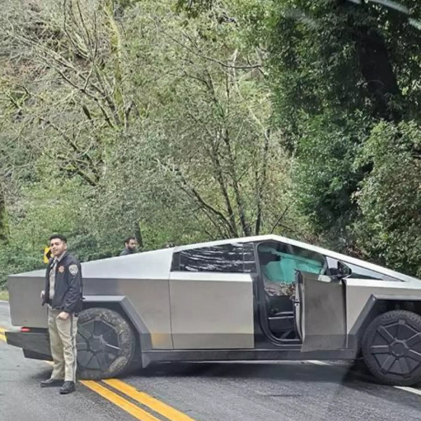 Tesla Cybertruck in first reported crash