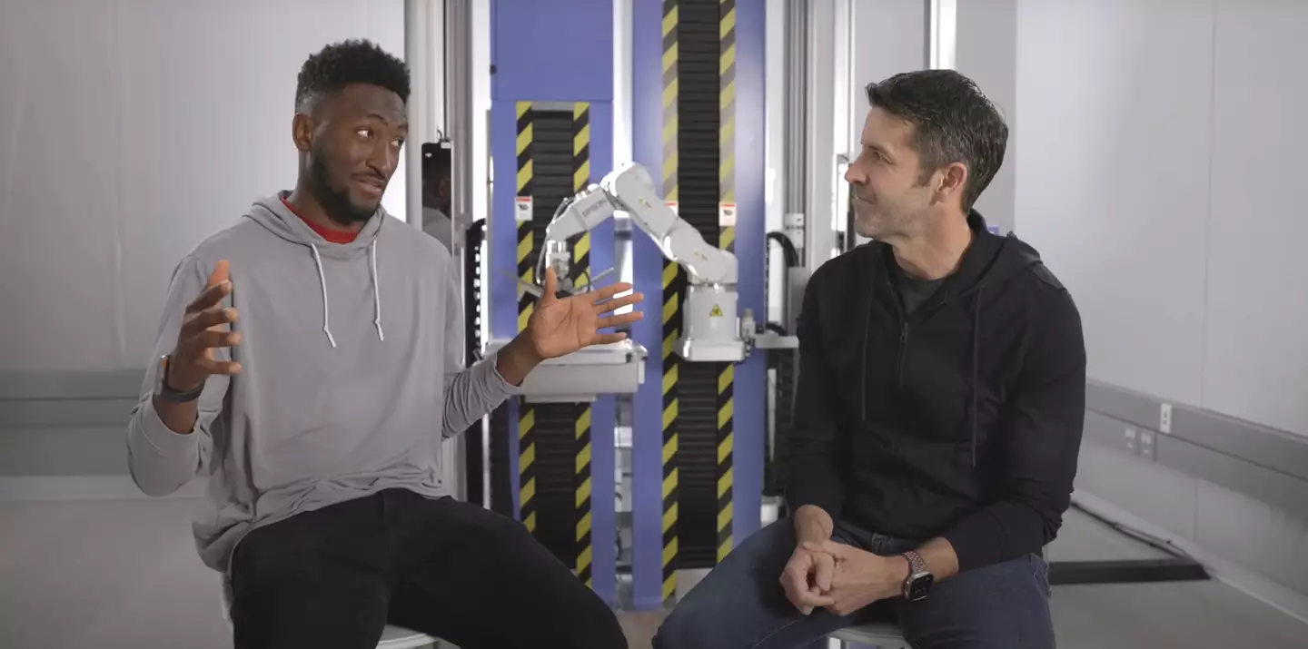 Marques Brownlee sat down with head of hardware engineering, John Ternus, who gave his insight (Marques Brownlee/YouTube)