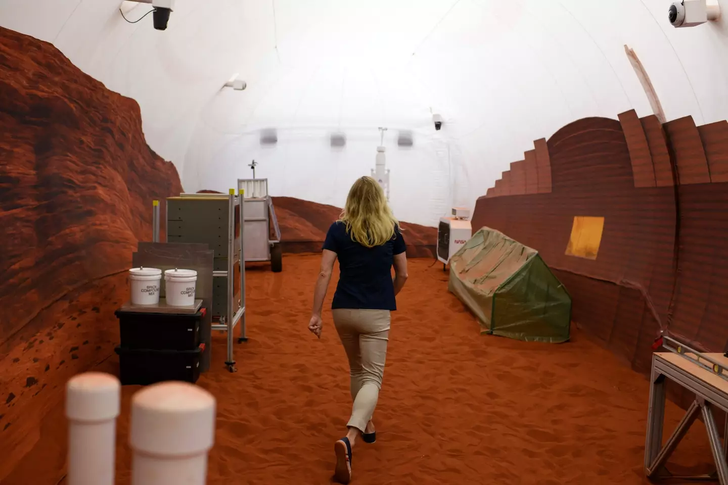 The simulation is meant to feel exactly like living on Mars.