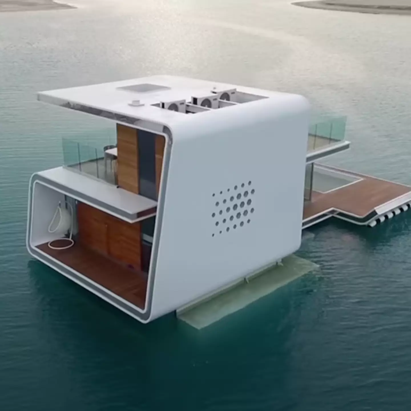 Inside insane $4,700,000 floating house with an underwater bedroom is blowing people's minds
