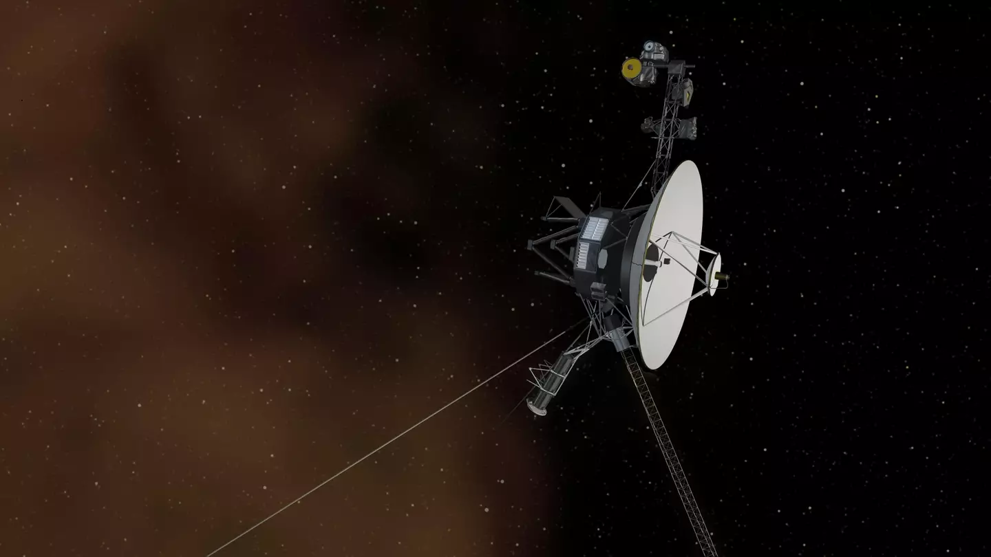 An artist's concept of Voyager 1.