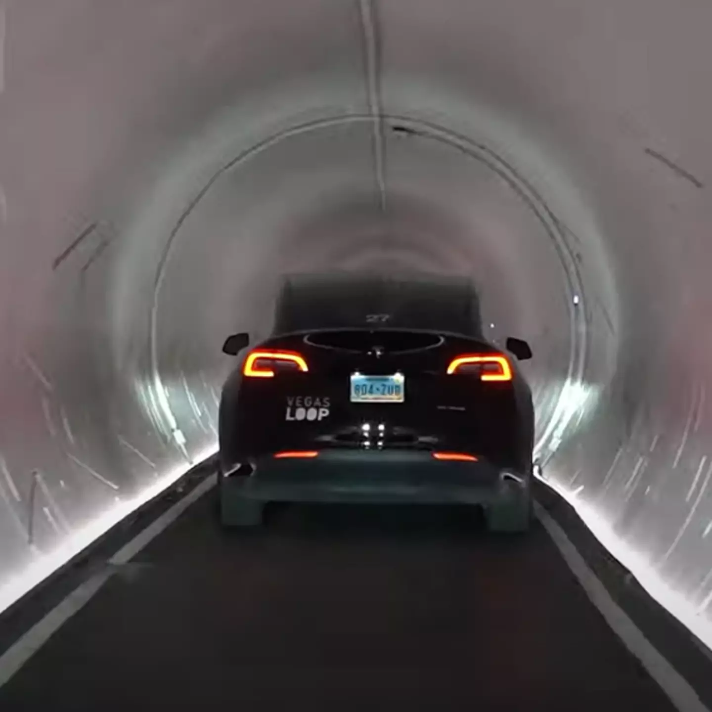 Underground tunnel built only for Tesla cars has baffled the internet