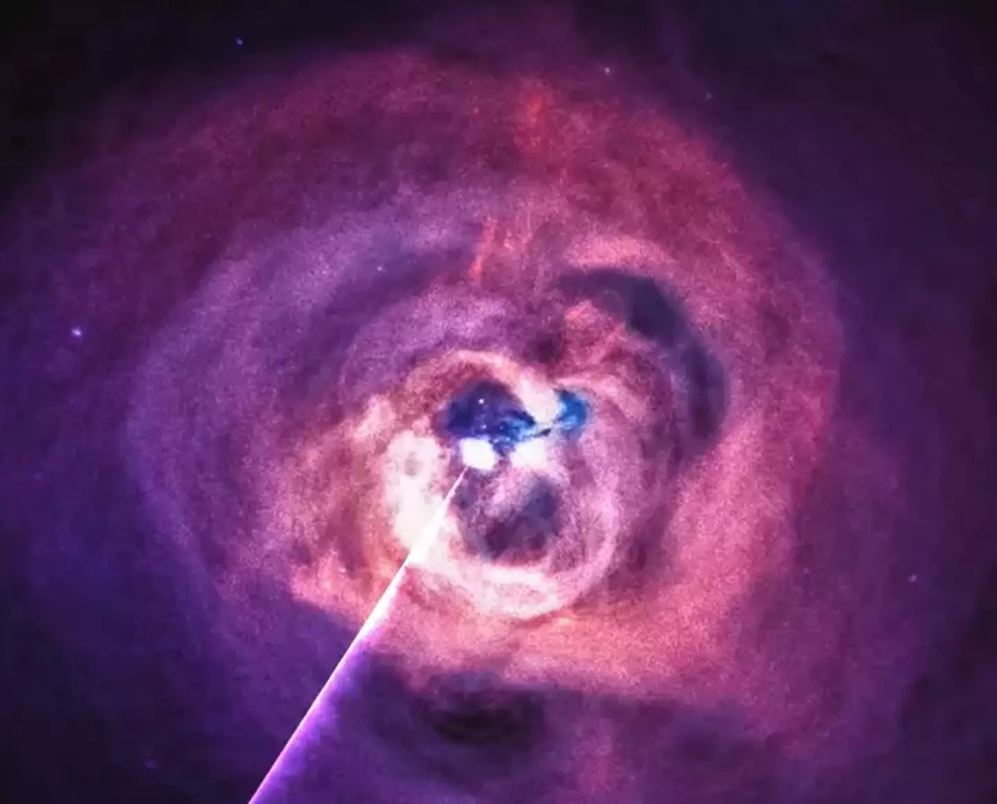 The waves of pressure coming from a black hole can be turned into sound by NASA.