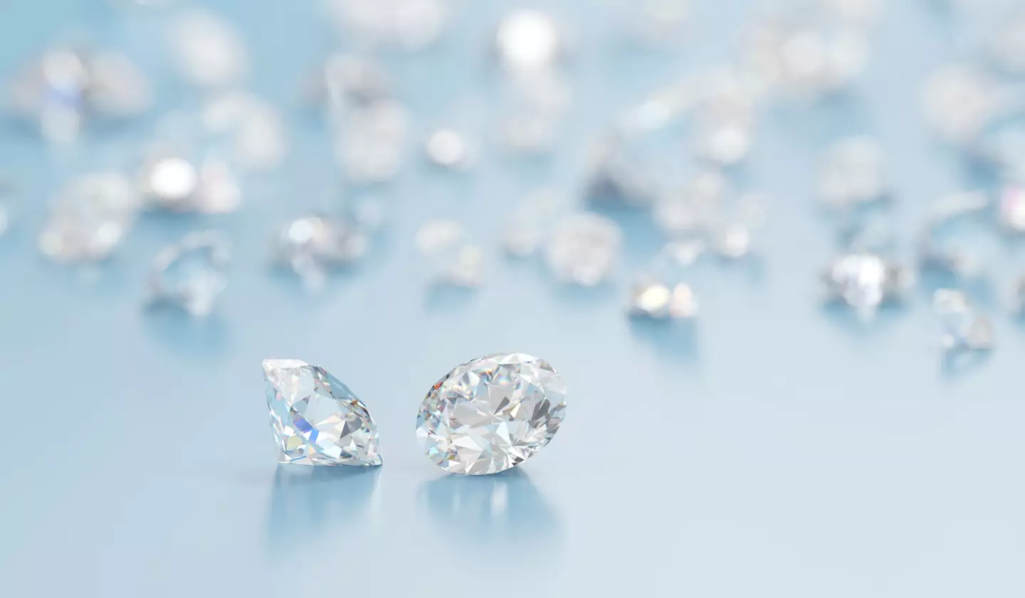 Diamonds are formed deep under the Earth's surface.