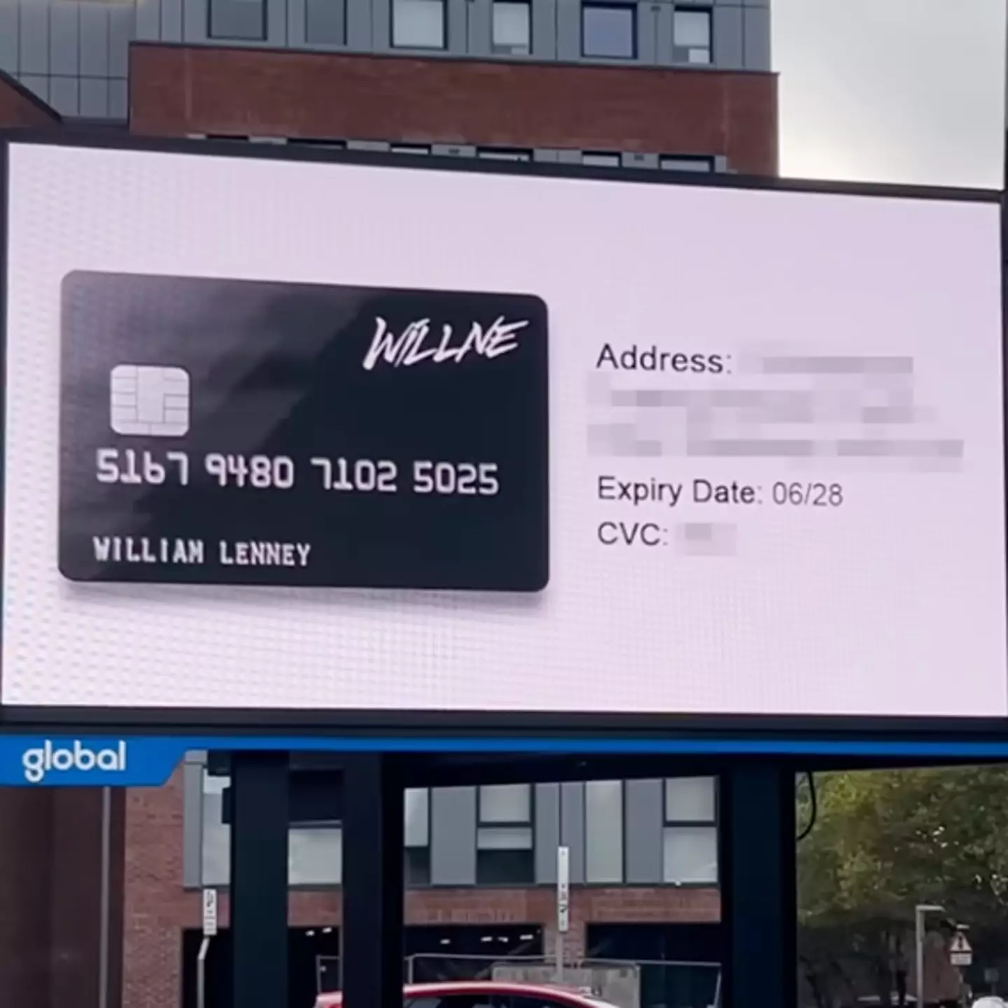 YouTuber put his bank details on billboards across the UK to see which city would spend the money first
