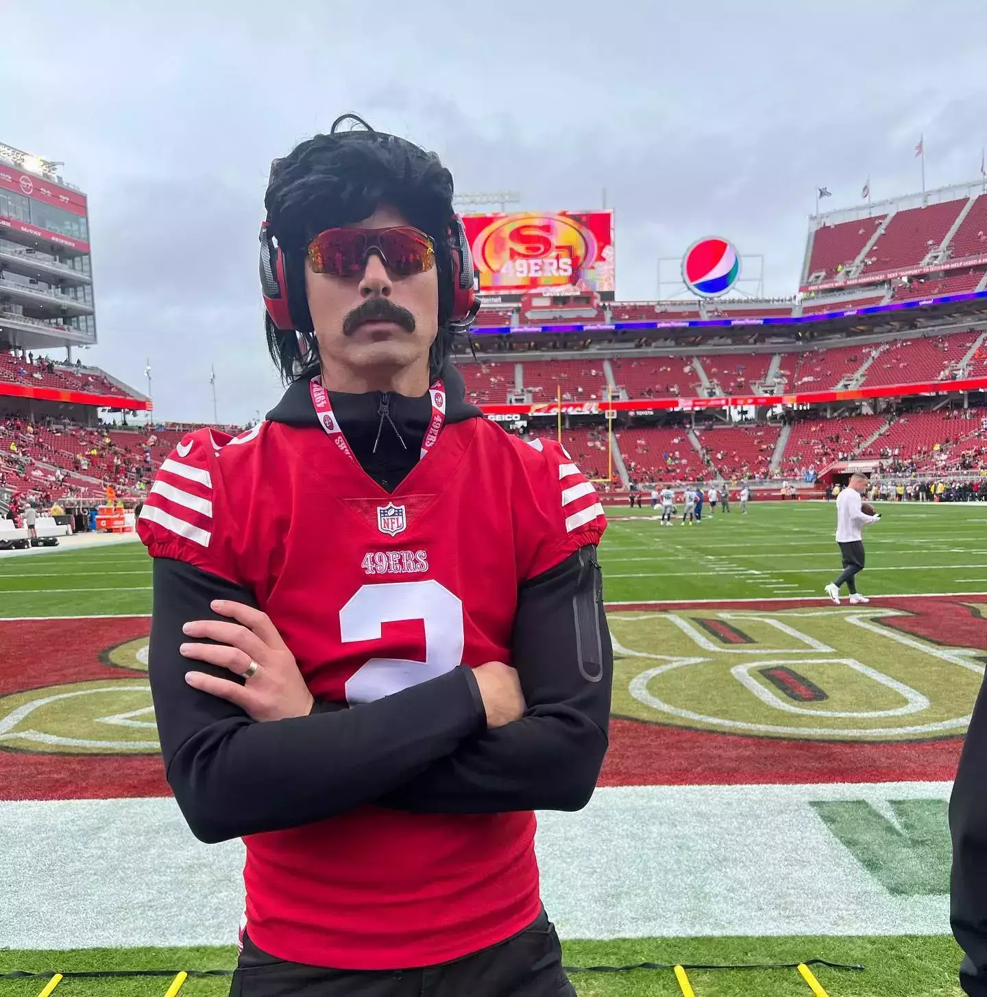 The influencer was banned from Twitch in 2020 (Instagram/@drdisrespect)
